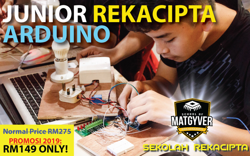 Junior Rekacipta Arduino : Cuti Sekolah Disember 2019
